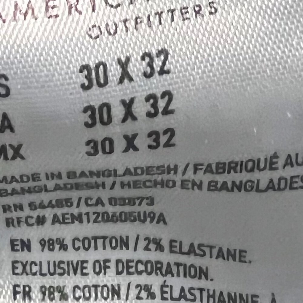 American Eagle Men's size 30x32 - Picture 3 of 5